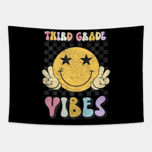 Third Grade Vibes 3Rd Grade Back To School Teacher Student Tapestry