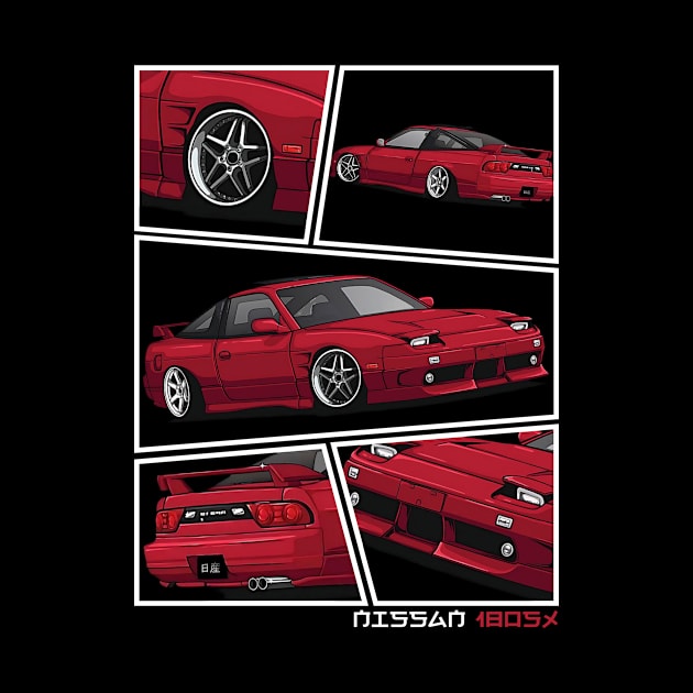 Nissan 180SX JDM Car by T-JD