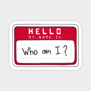 Sticker HELLO My name is Magnet