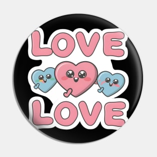 Love heart love Pin