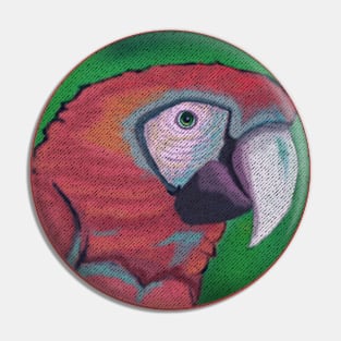 Tropical. Birds Pin