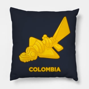 Extrange indigenous animal colombian ancient design Pillow