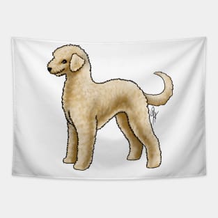 Dog - Bedlington Terrier - Unclipped Sandy Tapestry