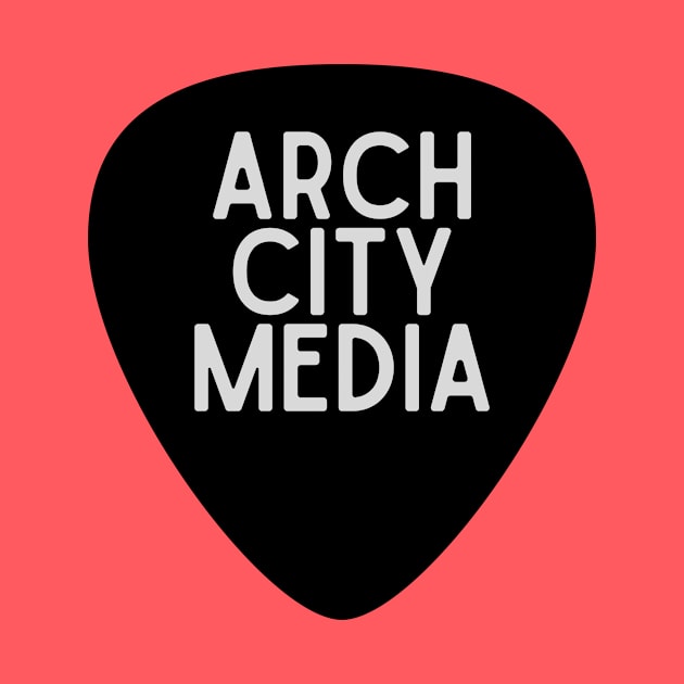 Arch City Media Guitar Pick by Arch City Tees