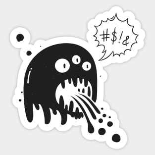 trashtalk 8' Sticker