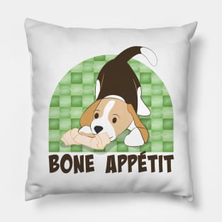 Beagle - Bone Appétit Pillow