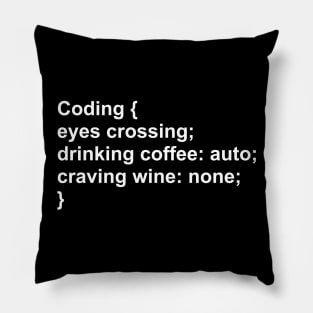 Coding and Wine Pillow