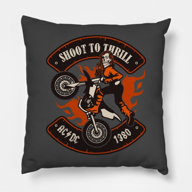 Shoot to Thrill Pillow by RepubliRock