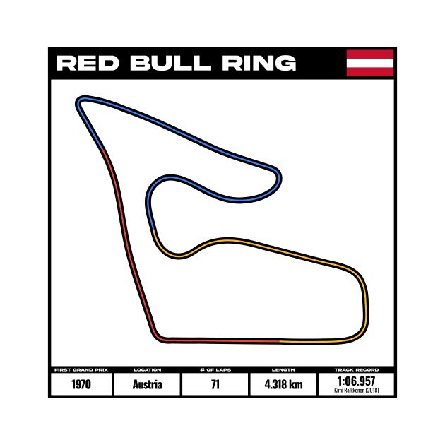 formula one circuit red bull ring - formula one track - formula 1 track T-Shirt Hoodie T-Shirt by digidashdigital