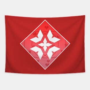 Crimson Days Tapestry