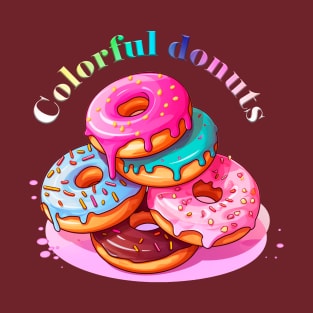 Colorful Donuts T-Shirt