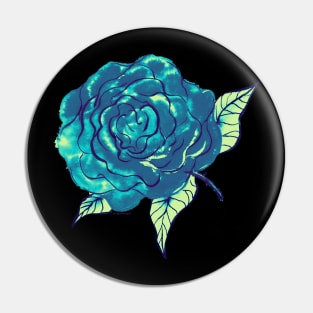 Blue Rose Pin