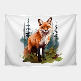 Forest Foxes Tapestry