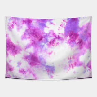 Pink and Purple Tie-Dye Spots Tapestry