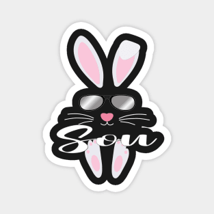 EASTER  BUNNY SON FOR HIM PART OF A MATCHING FAMILY COLLECTION Magnet