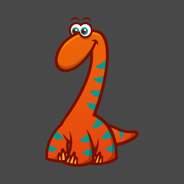 Dinosaur Brontosaurus by avertodesign