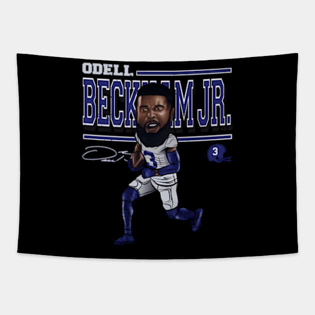 Odell Beckham Jr. Los Angeles R Coon Tapestry by caravalo