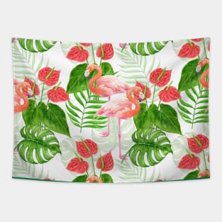 Flamingo garden Tapestry