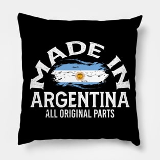 Born in Argentina Pillow