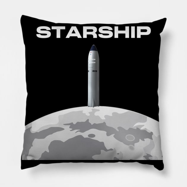 Starship Pillow by Stellar Facts