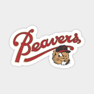 Defunct Portland Beavers Baseball Magnet