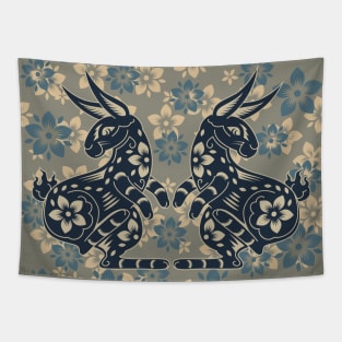 Dancing Bunnies Tapestry