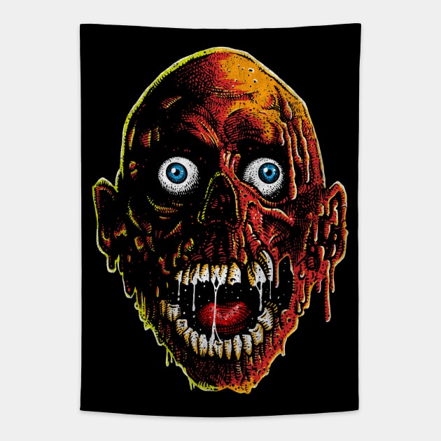 Return Of The Living Dead, Tarman, Zombies Tapestry by PeligroGraphics