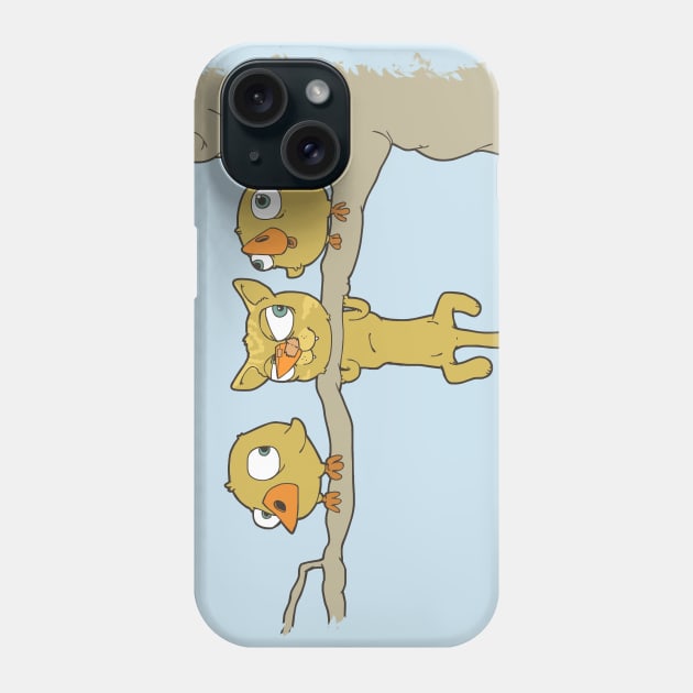 Sneaky Cat Phone Case by HaddyTheCreator