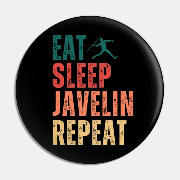 Javelin Thrower Pin by footballomatic