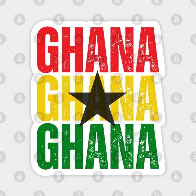 Ghana flag, ghanese flag Magnet by eka123