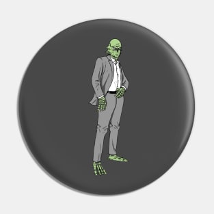 Creature in a suit Pin