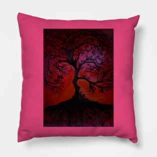 Tree of Dark Thoughts Pillow