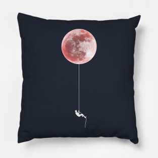 Climbing The Moon Pillow