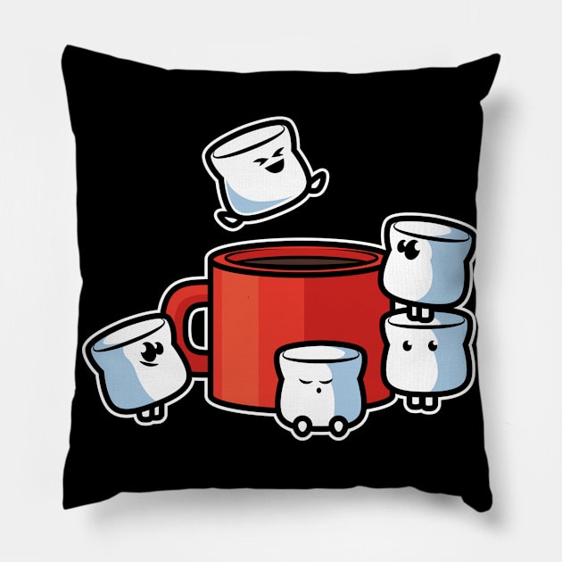 Marshmallow Party Pillow by CrissWild