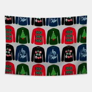 Festive Christmas Jumper Design Tapestry