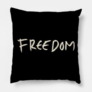 Hand Drawn Freedom Pillow