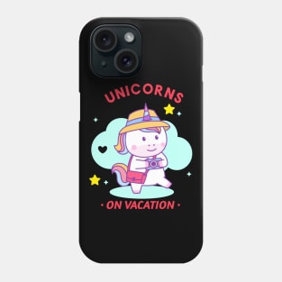 Unicorns On Vacation | Cute Baby Phone Case