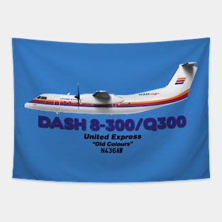 DeHavilland Canada Dash 8-300/Q300 - United Express "Old Colours" Tapestry