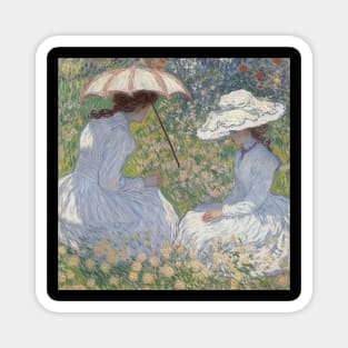 Claude Monet drawing Magnet