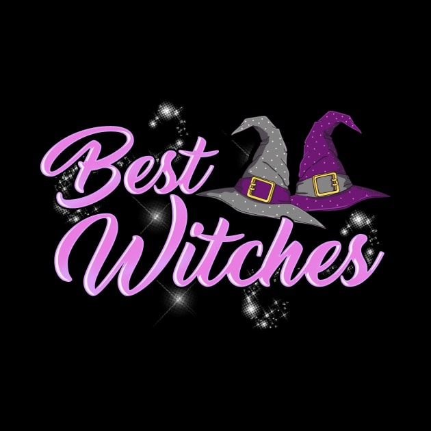 Best Witches Cute Halloween Witch Best Wishes Pun by theperfectpresents