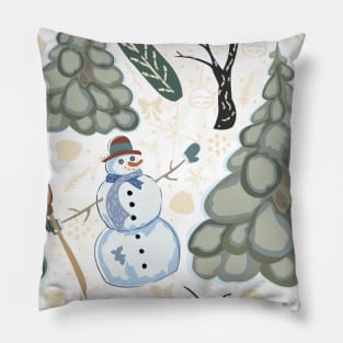 Snowman Pillow