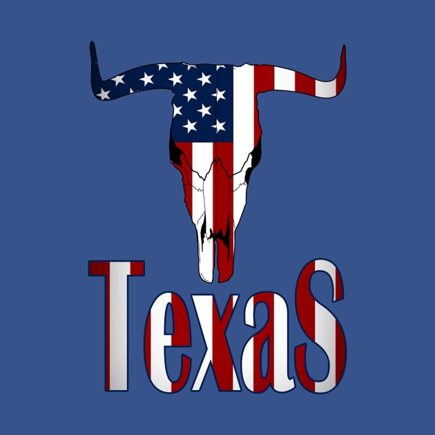 Texas&flag USA by minicrocks