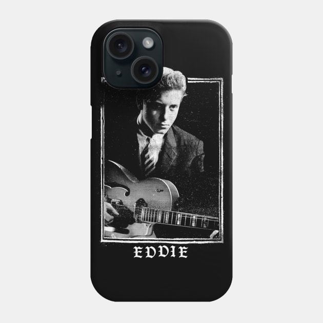 Eddie Cochran // Rock N Roll Vintage Look Fan Design Phone Case by DankFutura