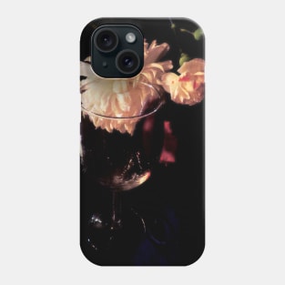 Wine, Shells, and Petals 2 - Baroque Inspired Dark Still Life Photo Phone Case