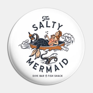 The Salty Mermaid Vintage Pin