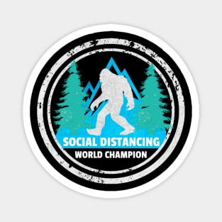 Social Distansing World Champion Magnet