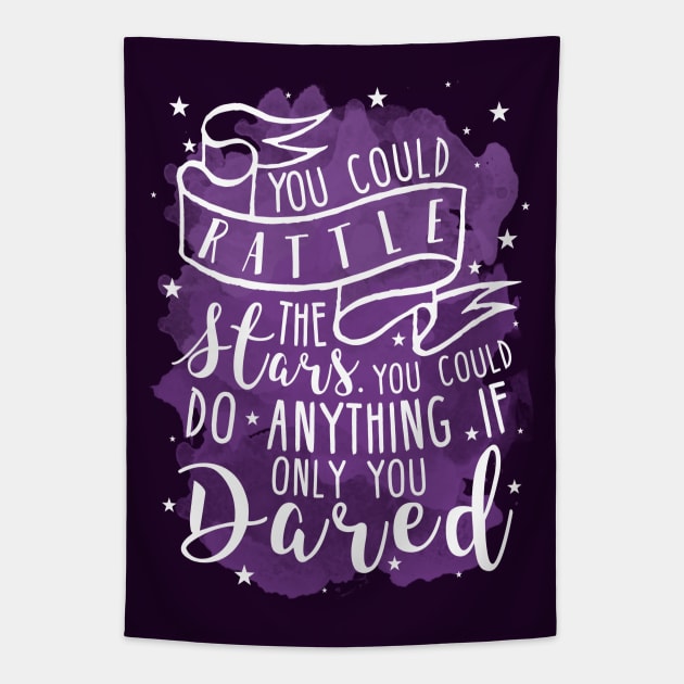 Throne of Glass | Rattle the Stars Tapestry by lovelyowlsbooks