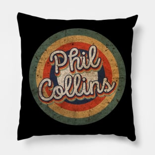 Phil Name Personalized Collins Vintage Retro 60s 70s Birthday Gift Pillow