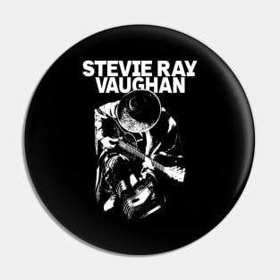 Guitarist Blues Man Pin