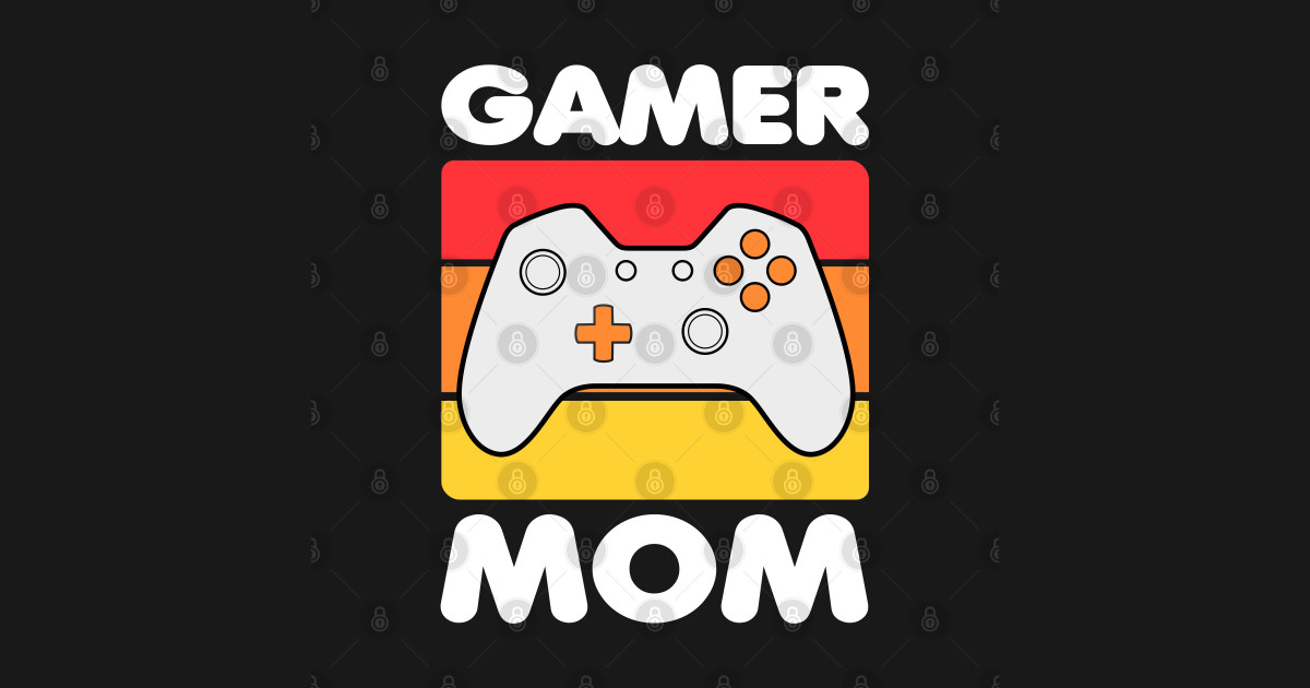Gamer Mom Gaming Videogames Controller Mom Retro Gamer Mom Posters